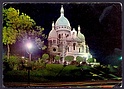 M1313 PARIS LA BASILIQUE DU SACRE COEUR ILLUMINeE VIAGGIATA SB